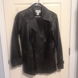BAGATELLE GENUINE LEATHER PEACOAT